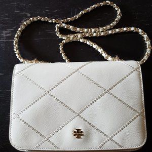 NEW ! Tory Burch Robinson Stitched Crossbody Bag